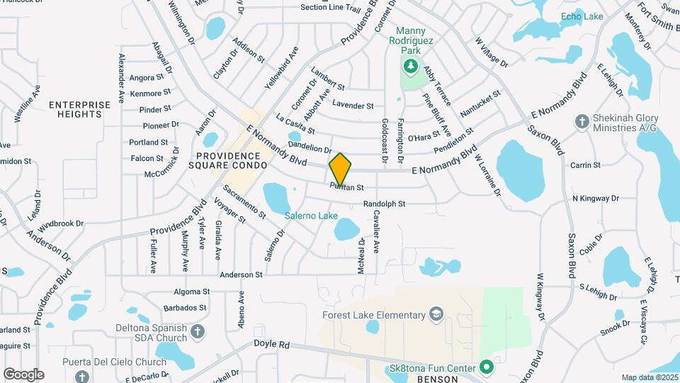 1425 Puritan St Map and Location Details