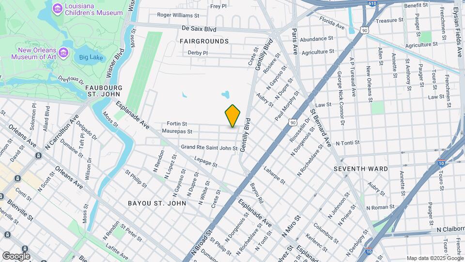 2839 Maurepas St Map and Location Details