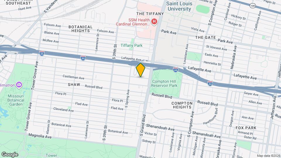 3634 Shaw Blvd Map and Location Details