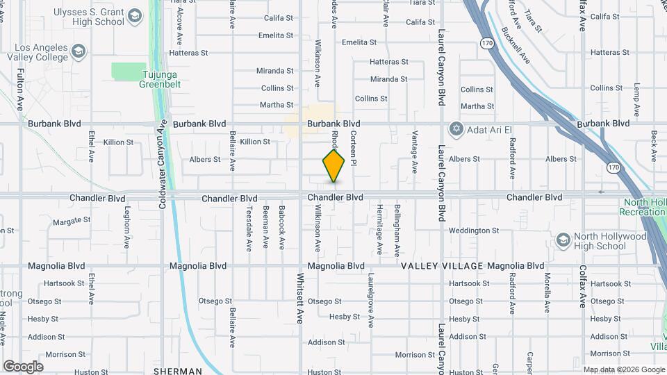 5401 Rhodes Ave Map and Location Details