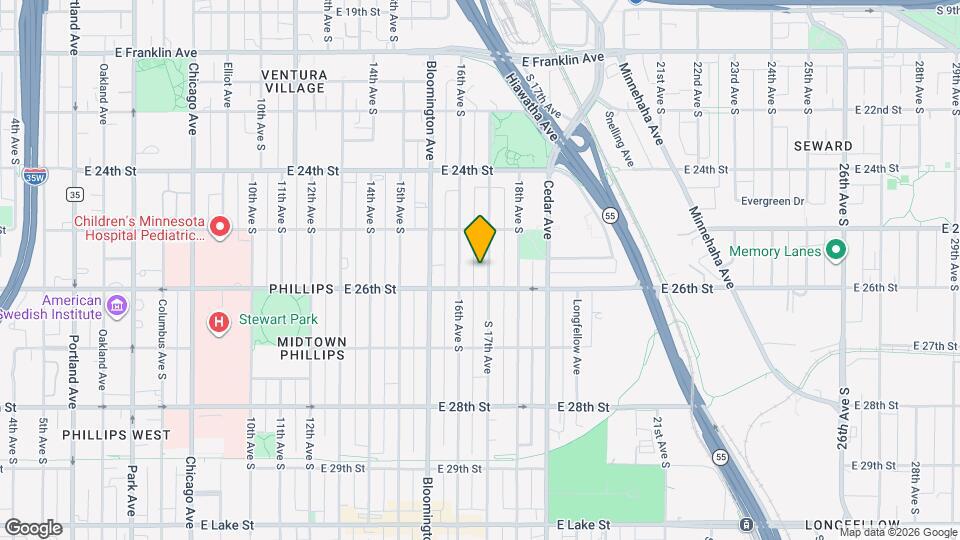 2530 17th Ave S, Unit 2 Map and Location Details