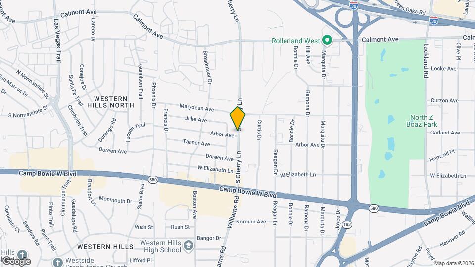 3130 S Cherry Ln Map and Location Details