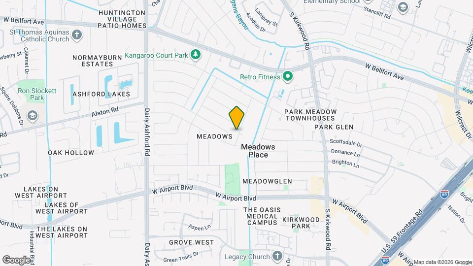 11914 Meadowtrail Ln Map and Location Details