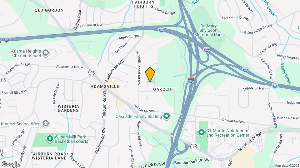 153 Oakcliff Ct NW Map and Location Details