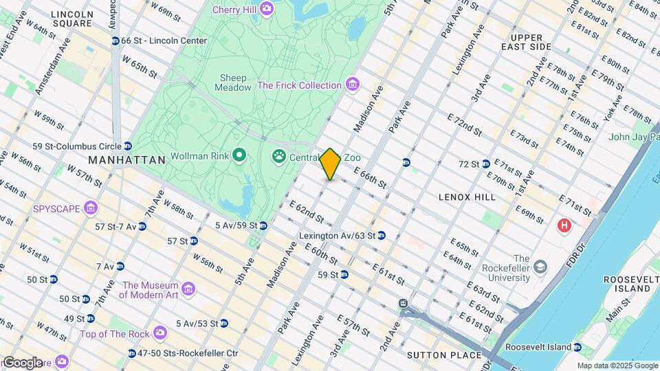 29 E 64th St Map and Location Details