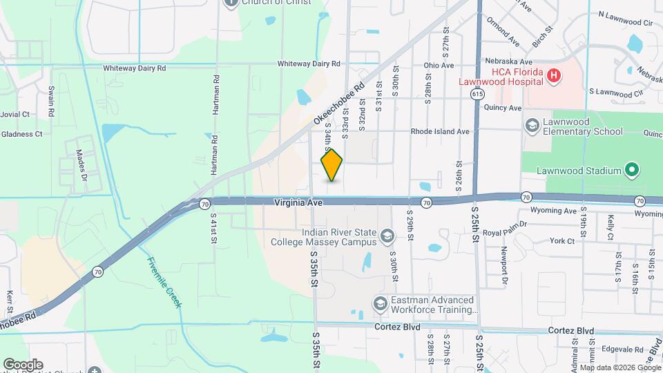 2206 S 34th St Map and Location Details