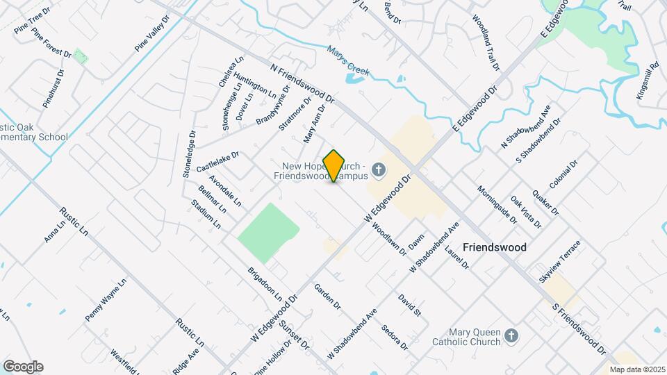 402 Live Oak Ln Map and Location Details