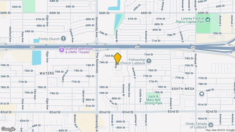 7403 Avenue X Map and Location Details