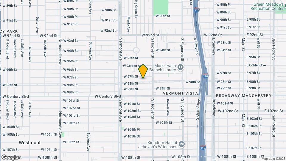 738 W 97th St Map and Location Details