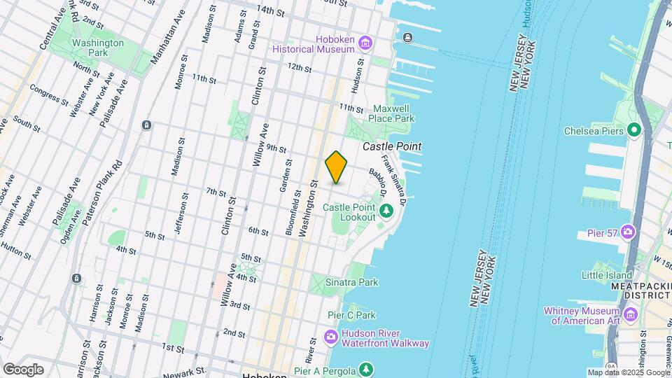 801 Hudson St Map and Location Details