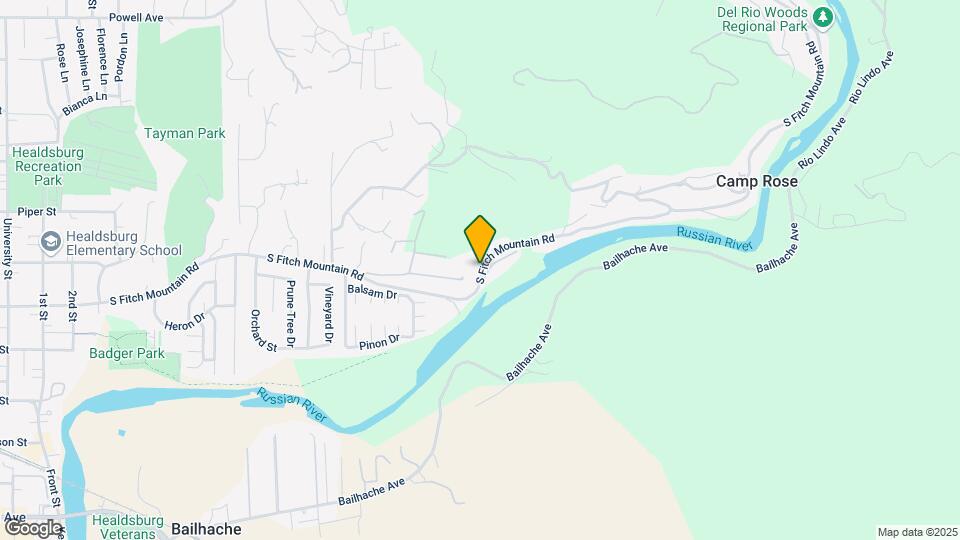 1585 S Fitch Mountain Rd Map and Location Details