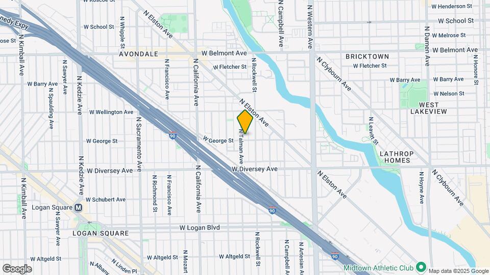 2901 N Talman Ave Map and Location Details
