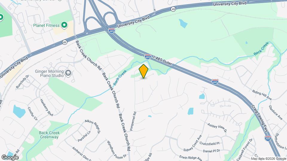 10436 Katie Creek Ct, Unit 1 Map and Location Details