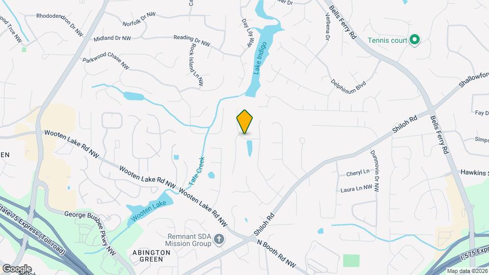 812 Deep Lake Dr NW Map and Location Details