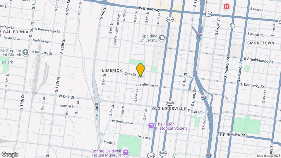 1037 Garvin Pl Mapa y Detalles de la Ubicación