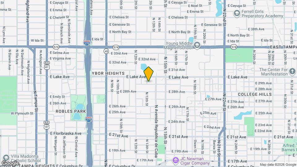 3601 N 13th St Map and Location Details