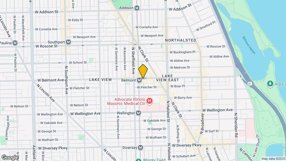 931 W Belmont Ave, Unit 604 Map and Location Details