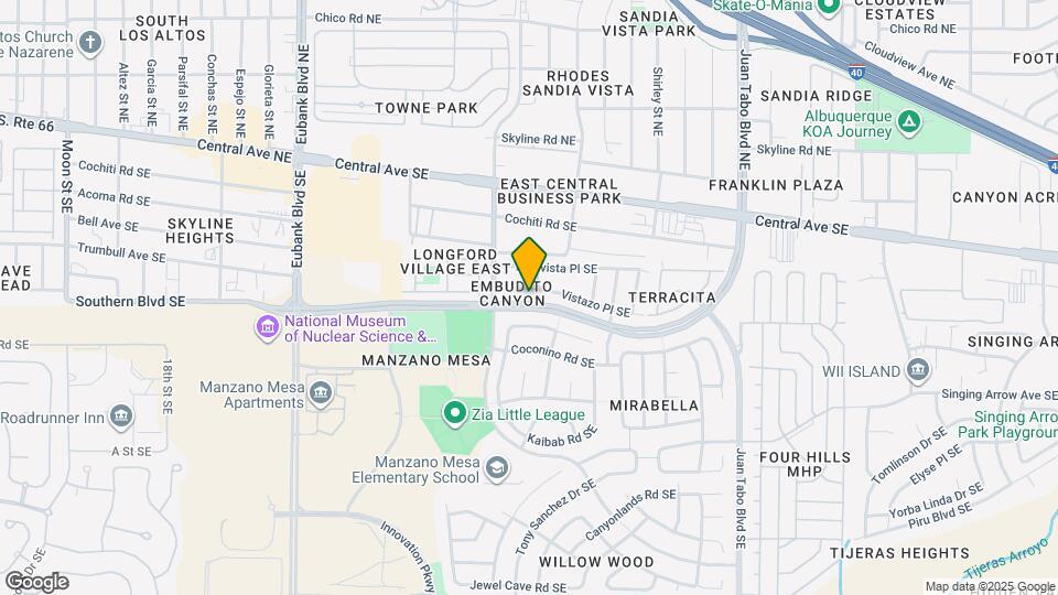 11040 Vistazo Pl SE Map and Location Details
