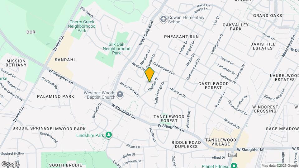 9703 Sugar Hill Dr Map and Location Details