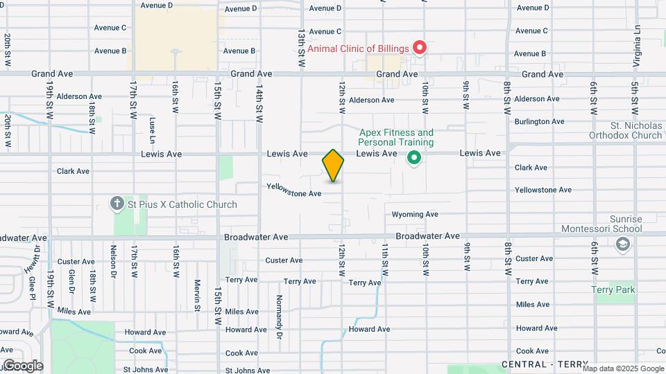1217 Yellowstone Ave Map and Location Details