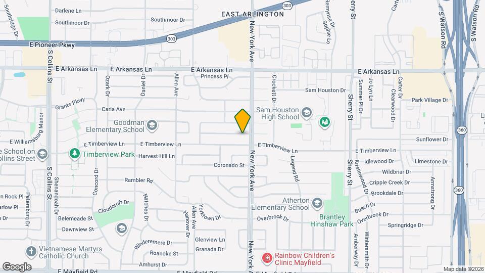 1812 Redwood St Map and Location Details