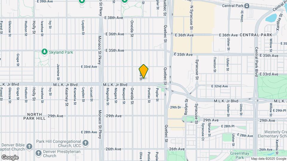 3212 Olive St Map and Location Details
