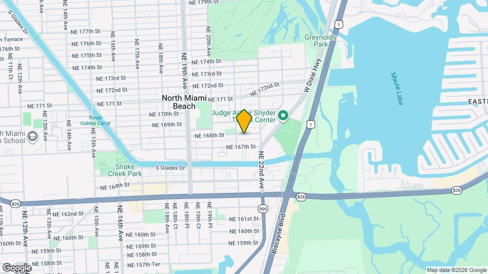 2120 NE 168th St Map and Location Details