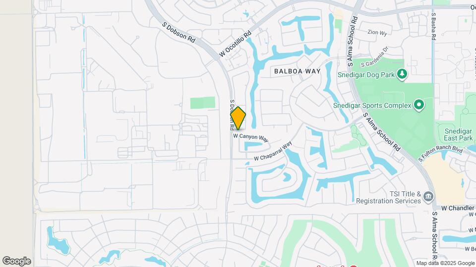 1944 W Canyon Way Map and Location Details