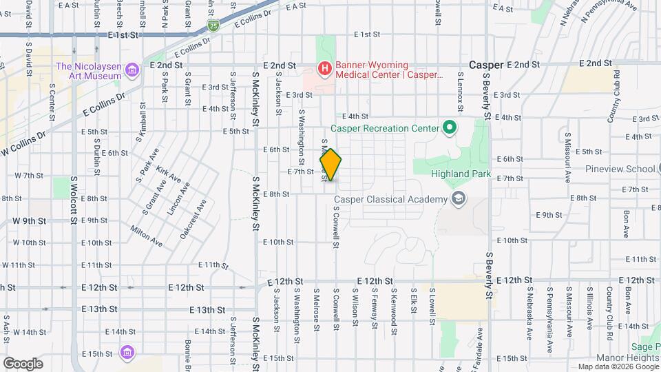 725 S Melrose St Mapa y Detalles de la Ubicación