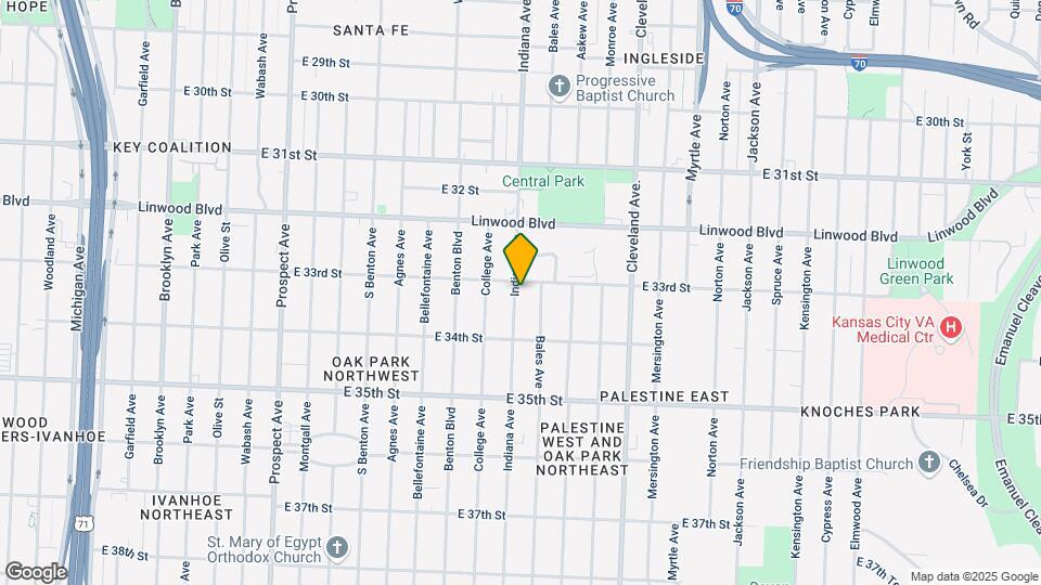 3311-3329 Indiana Ave Map and Location Details