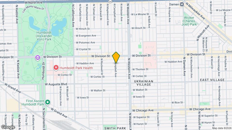 1123 N Campbell Ave Map and Location Details