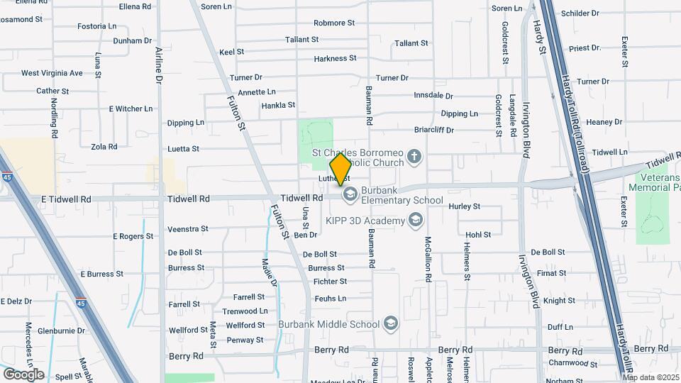 207 Tidwell Rd Mapa y Detalles de la Ubicación