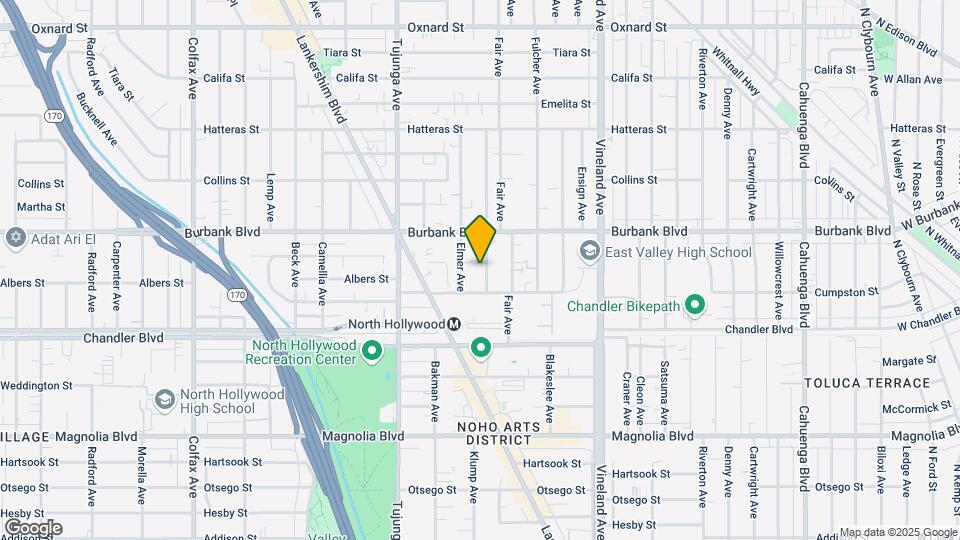 NoHo Senior Villas Map and Location Details