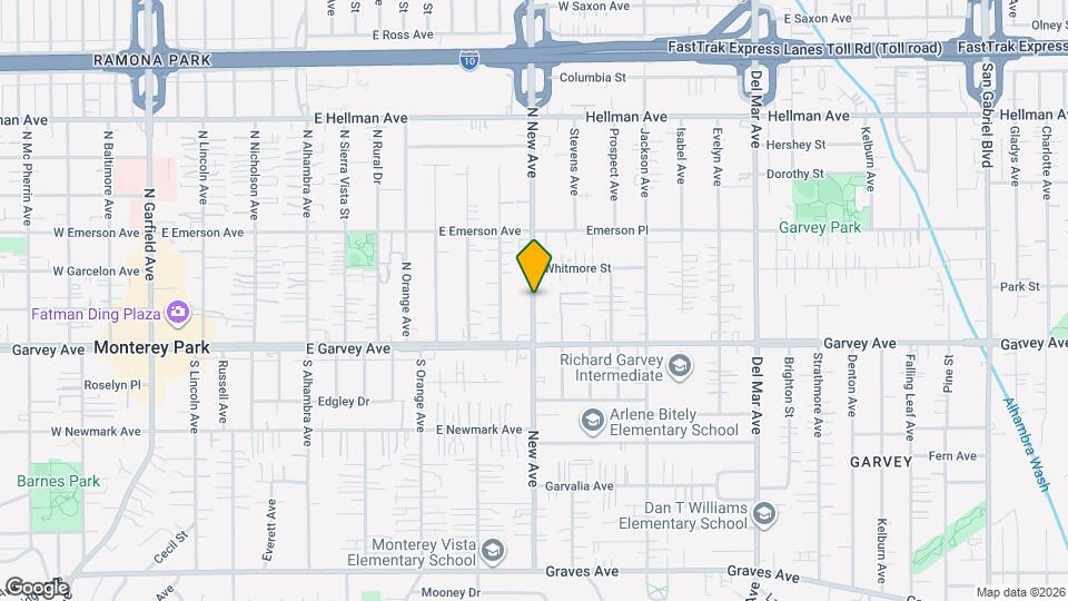 130 N New Ave Map and Location Details