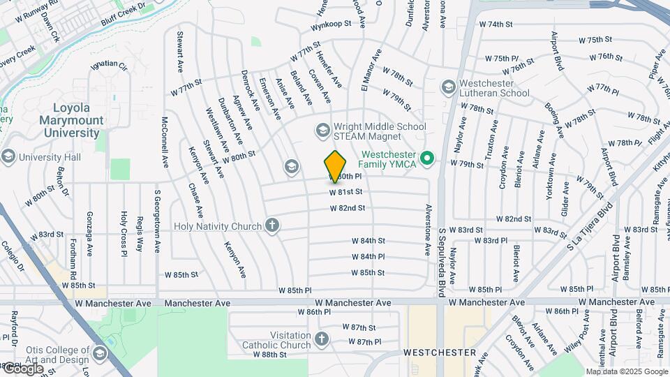 6521 W 81st St Map and Location Details