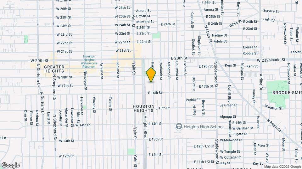 1625 Harvard St Map and Location Details