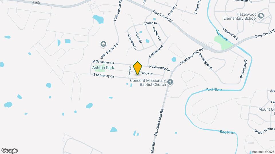 3233 S Senseney Cir Map and Location Details