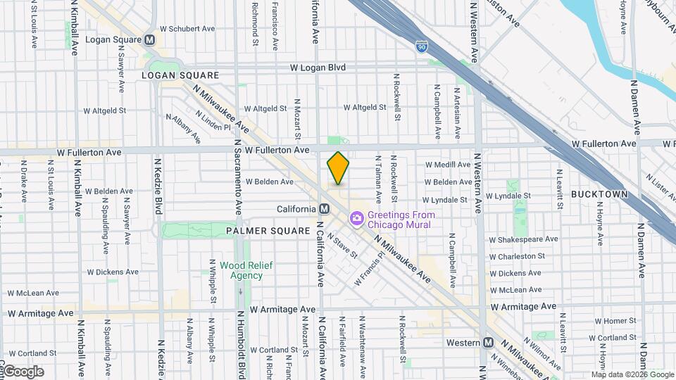 2735 W Belden Ave Map and Location Details