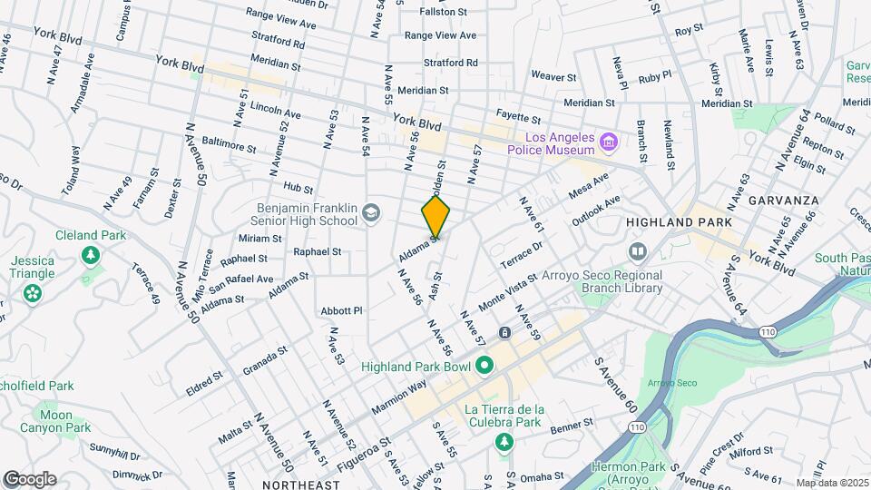 5646 Aldama St Map and Location Details