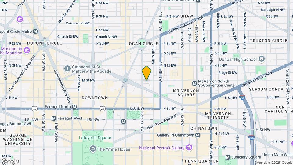 1224 M St NW Map and Location Details