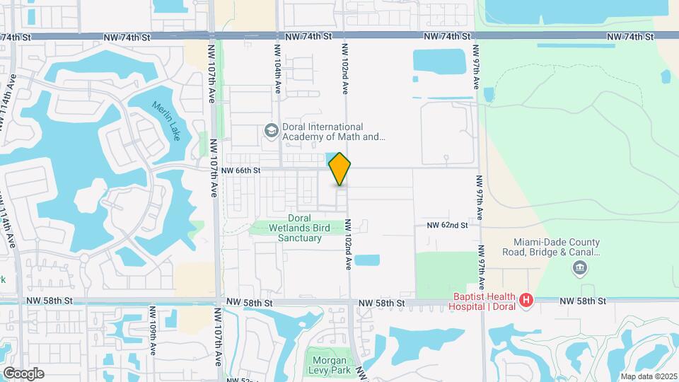 10295 NW 64th Terrace Map and Location Details