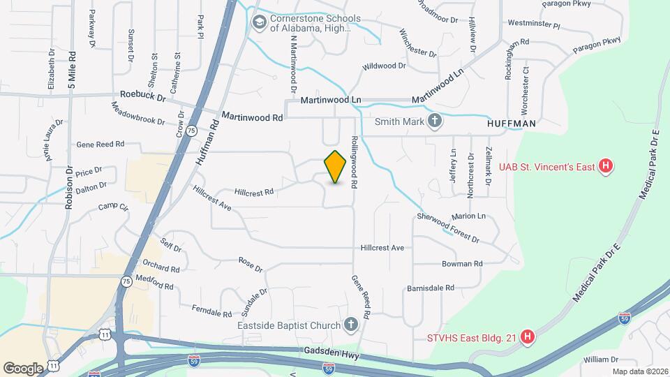 842 Gene Reed Rd Mapa y Detalles de la Ubicación