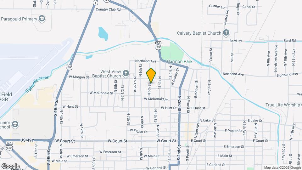 719 N 5th St Map and Location Details
