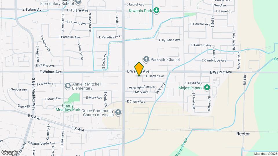 2038 S Palm St Map and Location Details