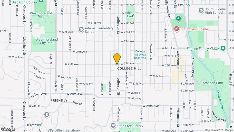 2510 Jefferson St Map and Location Details