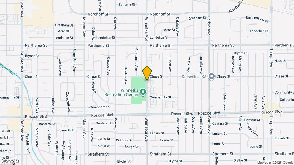 8486 Winnetka Ave Map and Location Details