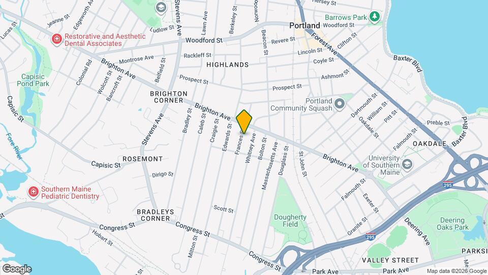 183 Frances St Map and Location Details