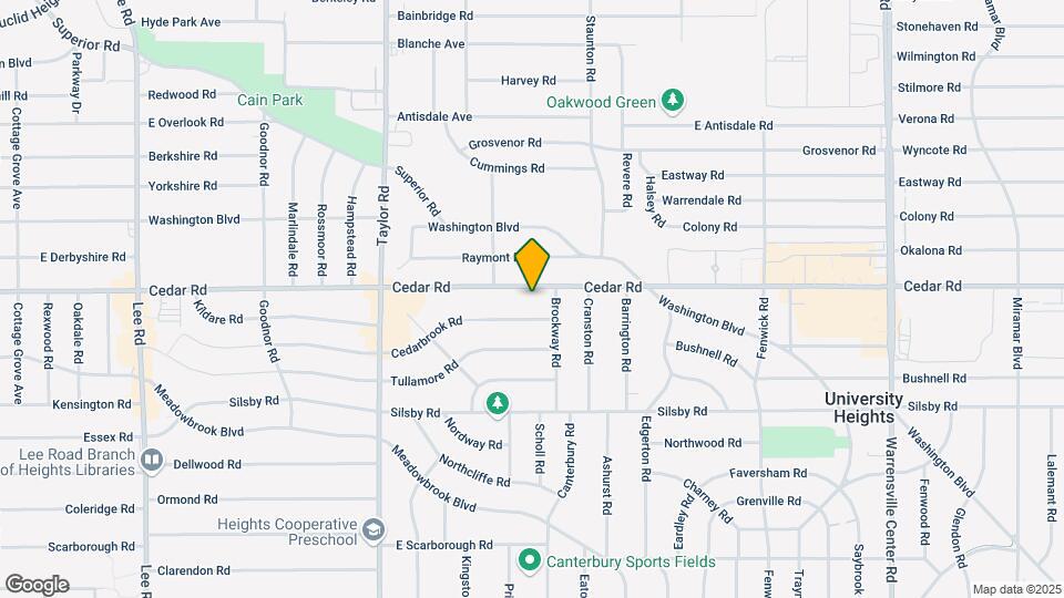 13614 Cedar Rd, Unit Cedar Unit Map and Location Details