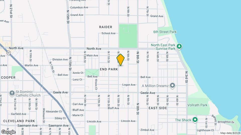 2507 N 10th St Mapa y Detalles de la Ubicación