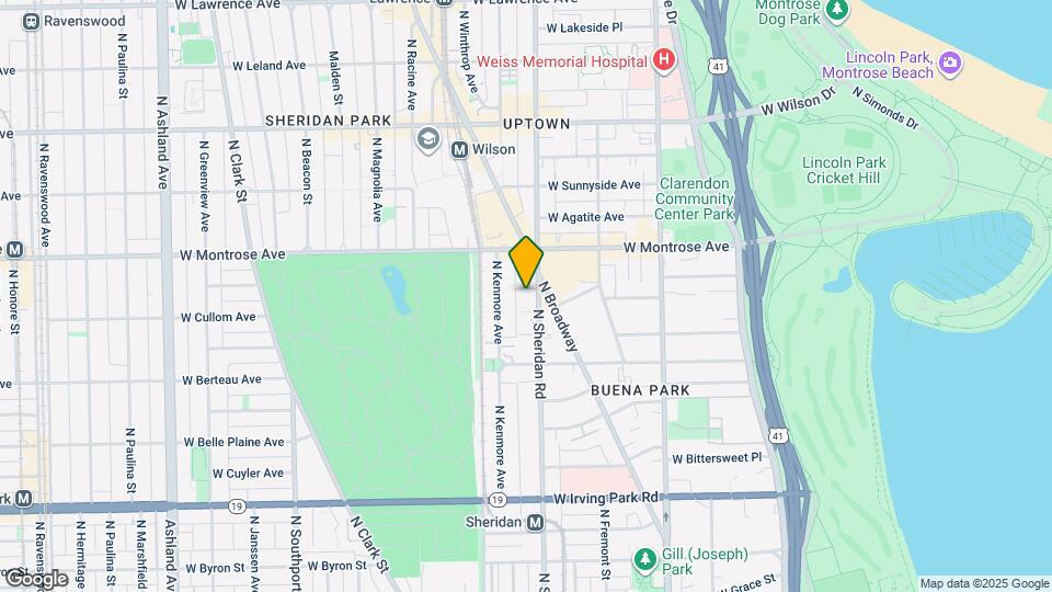 4318 N Sheridan Rd, Unit 2 Map and Location Details